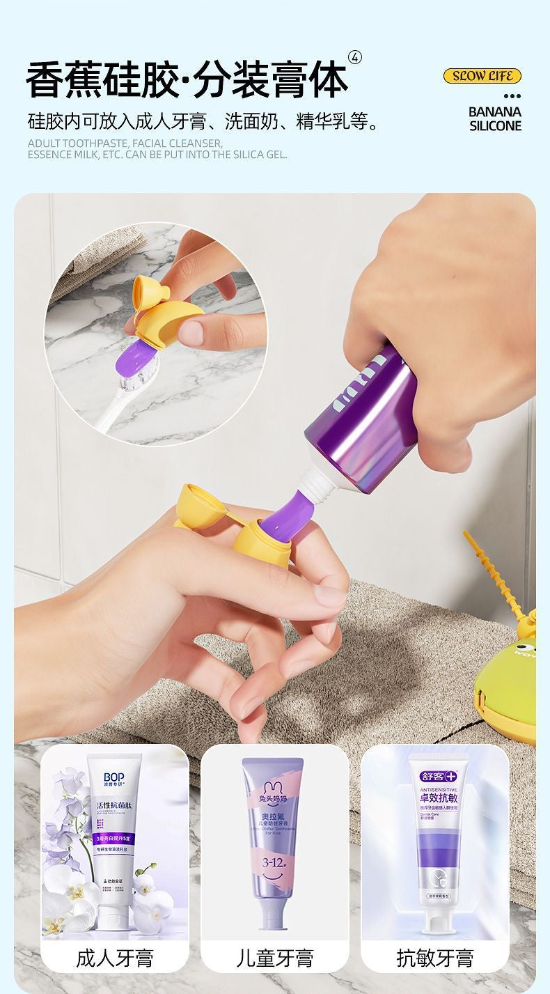 Portable Soft Bristle Foldable Toothbrush – Travel Set for Kids, Adults & Couples, Pastel Colors