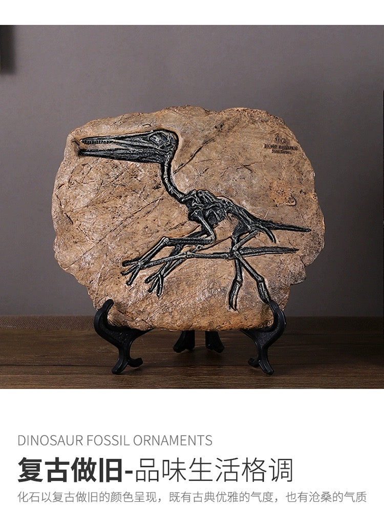 Creative Dinosaur Skeleton Fossil – Vintage T-Rex Display for Home, Office & Collectors